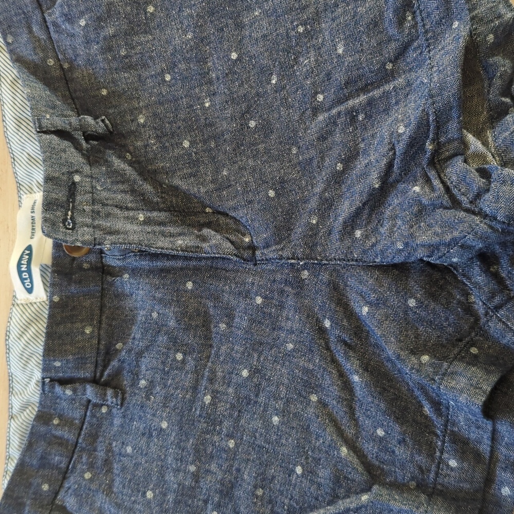 Old Navy linen polkadot shorts